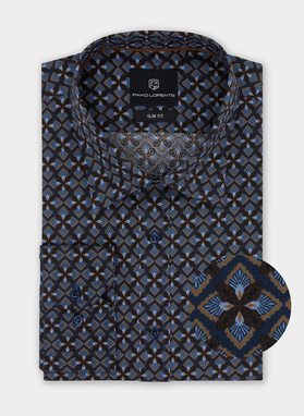 Marškiniai il.rankovėm ROBERTO PLM-1X-621-G