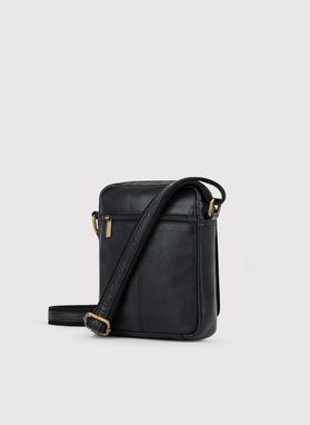 Mažas odinis vyriškas krepšys su diržu