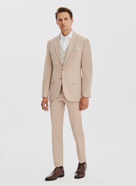 Smėlinis vyriškas švarkas