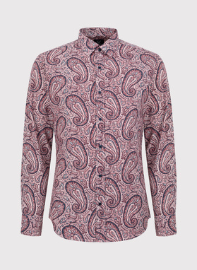 Vyšniniai vyriški marškiniai peislio raštu