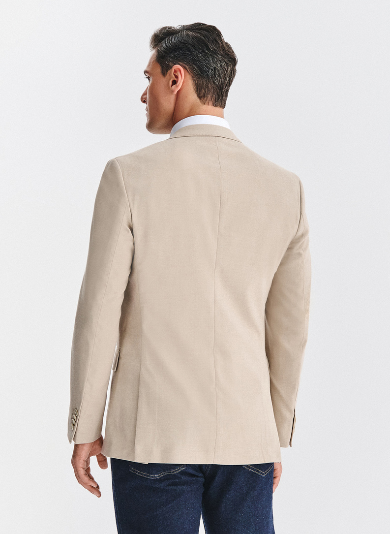 Smėlinis vyriškas švarkas