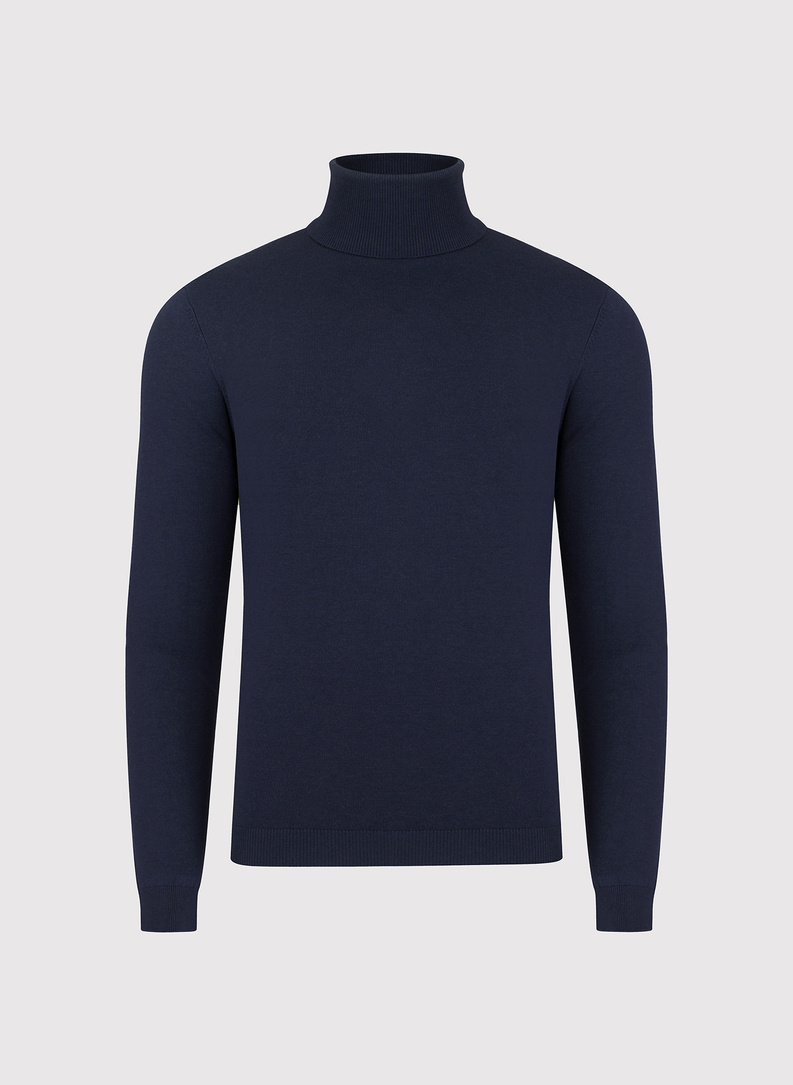 Tamsiai mėlynos spalvos vyriškas golfas