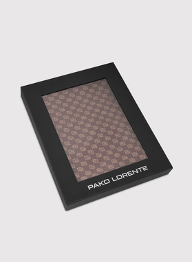 Rudas vyriškas šalikas su smėliniu žiedu su PL spaudu