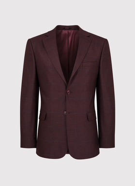 Vyšninis kostiuminis švarkas subtiliais langais