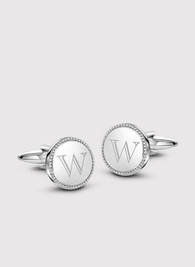 Sidabrinės rankogalių sąsagos