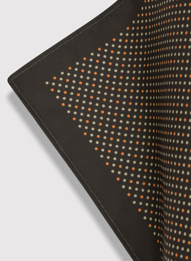 Bronzinė kišeninė nosinaitė žirneliais