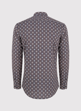 Vyriški marškiniai geometriniu raštu