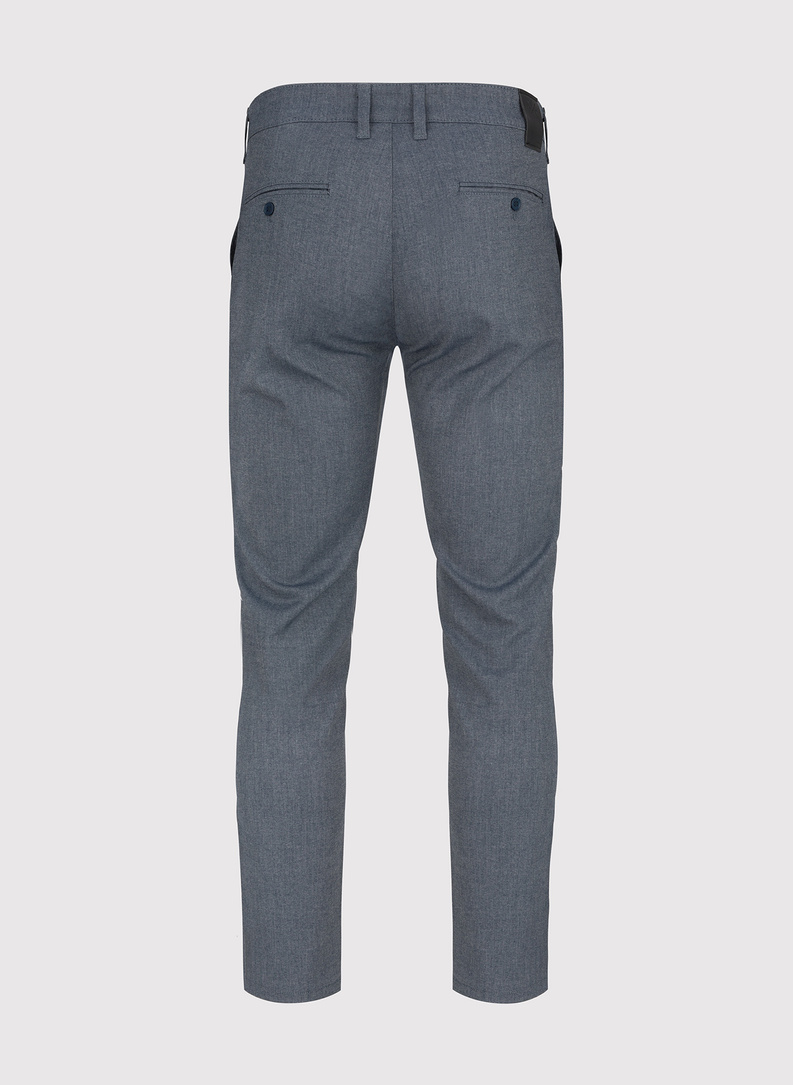 Tamsiai mėlynos vyriškos laisvalaikio kelnės