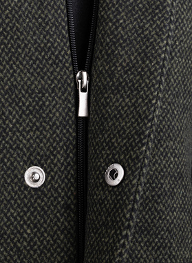 Žalios spalvos vyriškas lietpaltis