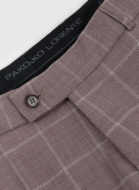 Rožinės kostiuminės kelnės P22SF-6G-019-W-S