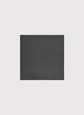 Juoda šilkinė kišeninė nosinaitė