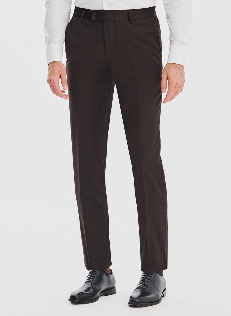 Rudos kostiuminės kelnės