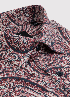 Vyšniniai vyriški marškiniai peislio raštu