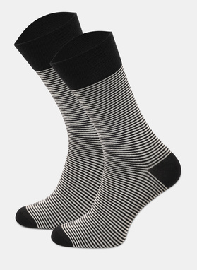 Pilkai juodų vyriškų kojinių komplektas