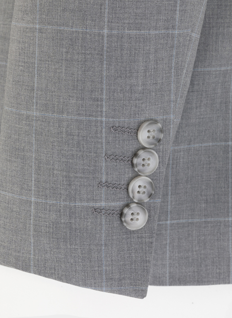 Pilkas kostiuminis švarkas P22SF-3G-009-S-S