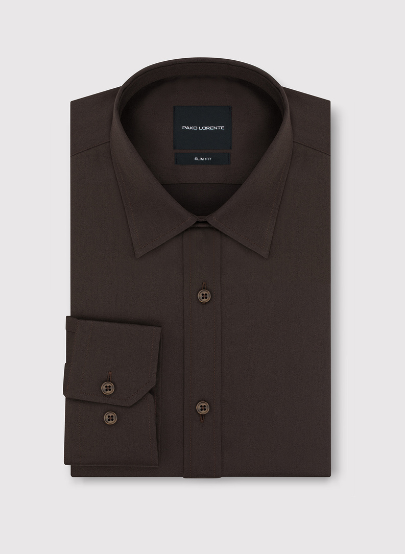 Rudi vyriški marškiniai