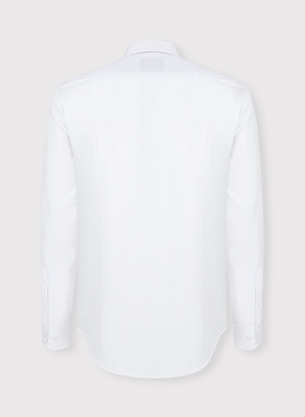 Balti vyriški marškiniai ilgomis rankovėmis