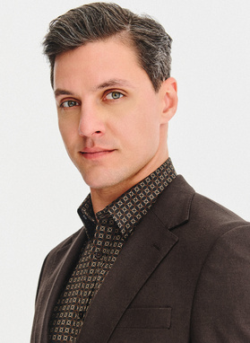 Bronzinis vyriškas švarkas