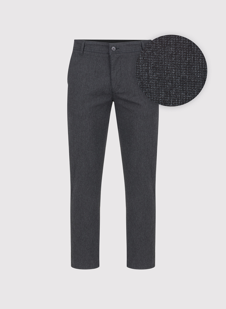 Grafito spalvos vyriškos „chino“ kelnės