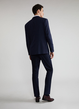 Tamsiai mėlynas kostiuminis švarkas P22SF-3G-015-G-S