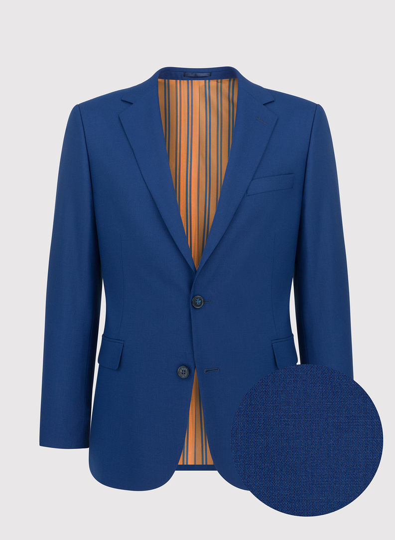 Tamsiai mėlynas kostiuminis švarkas P22SF-3G-019-G-S