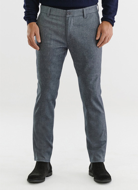 Tamsiai mėlynos vyriškos laisvalaikio kelnės