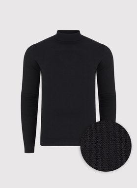 Juodas vyriškas pusgolfis