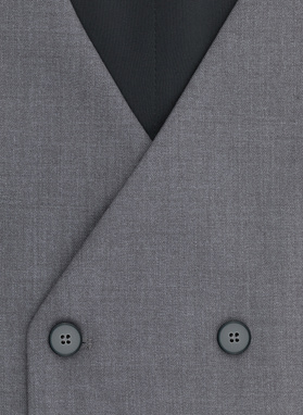 Pilka dvieilė vyriška liemenė