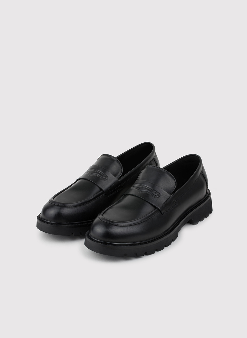 Juodis vyriški loaferai
