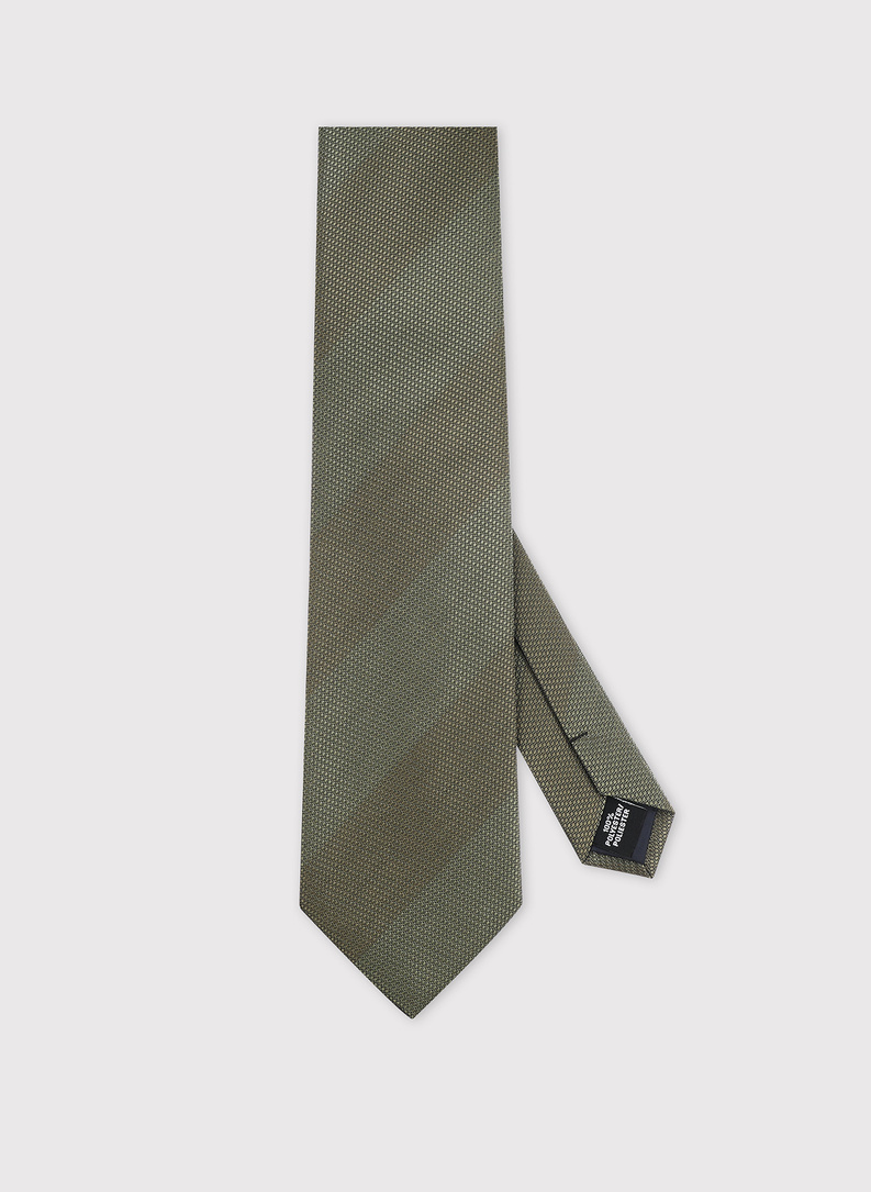 Žalias kaklaraištis juostomis