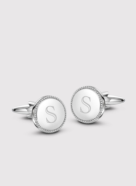 Sidabrinės rankogalių sąsagos