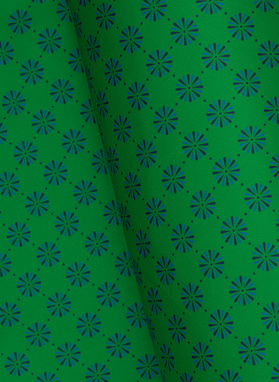 Raštuota žalia kišeninė nosinaitė