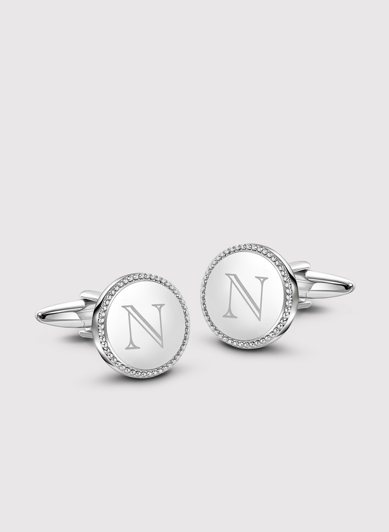 Sidabrinės rankogalių sąsagos