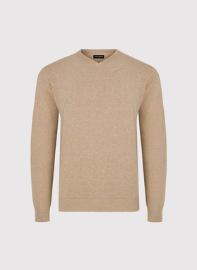 Vyriškas megztinis V apykakle