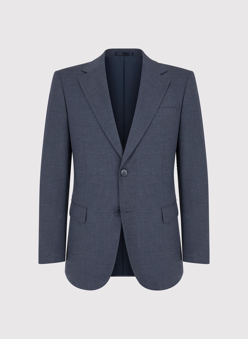 Tamsiai mėlynas vyriškas kostiumas