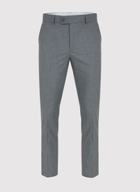 Pilkos kostiuminės kelnės be raštų