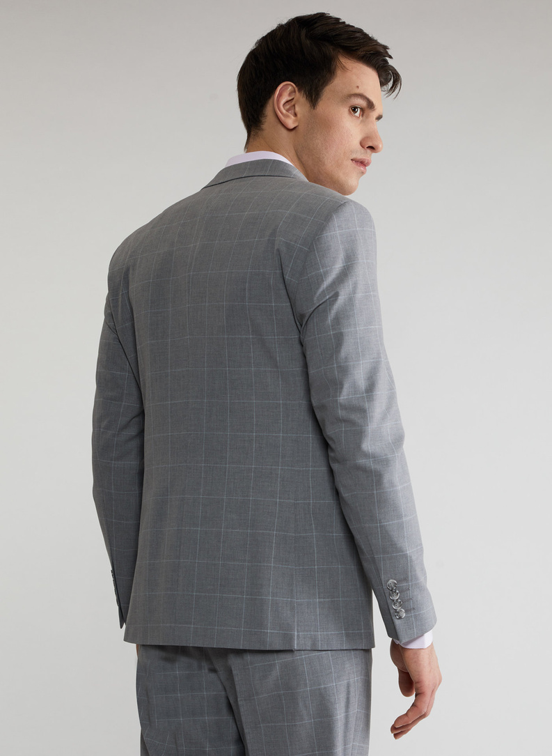 Pilkas kostiuminis švarkas P22SF-3G-009-S-S