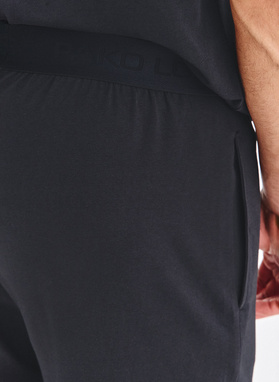 Juoda vyriška pižama su medvilne