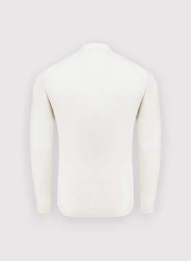 Baltos spalvos vyriškas pusgolfis