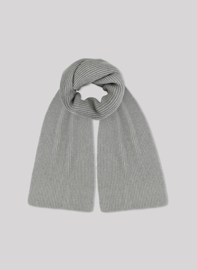 Pilkas medvilninis vyriškas šalikas