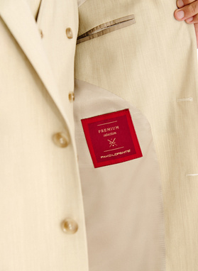 Vyriškas smėlio spalvos švarkas