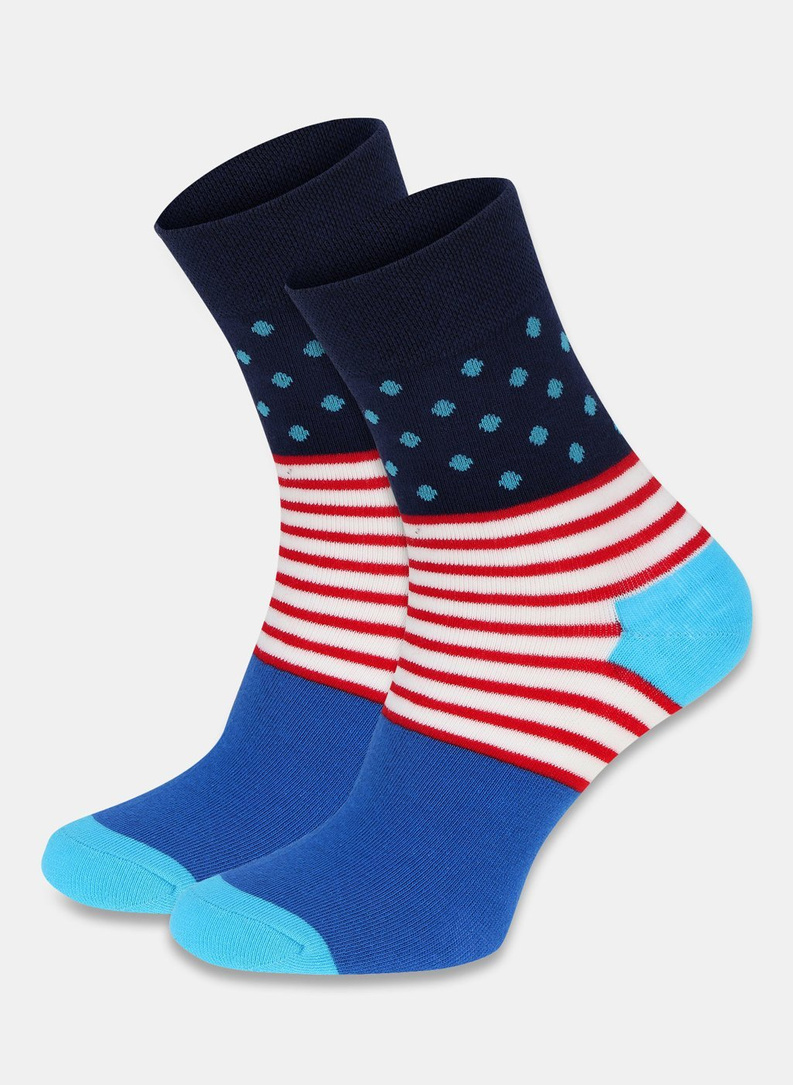 Skarpetki w kropki i paski DTS-SX-337-X