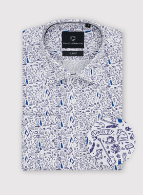 Vyriški marškiniai PANCHO PPLM9-1X-611-X