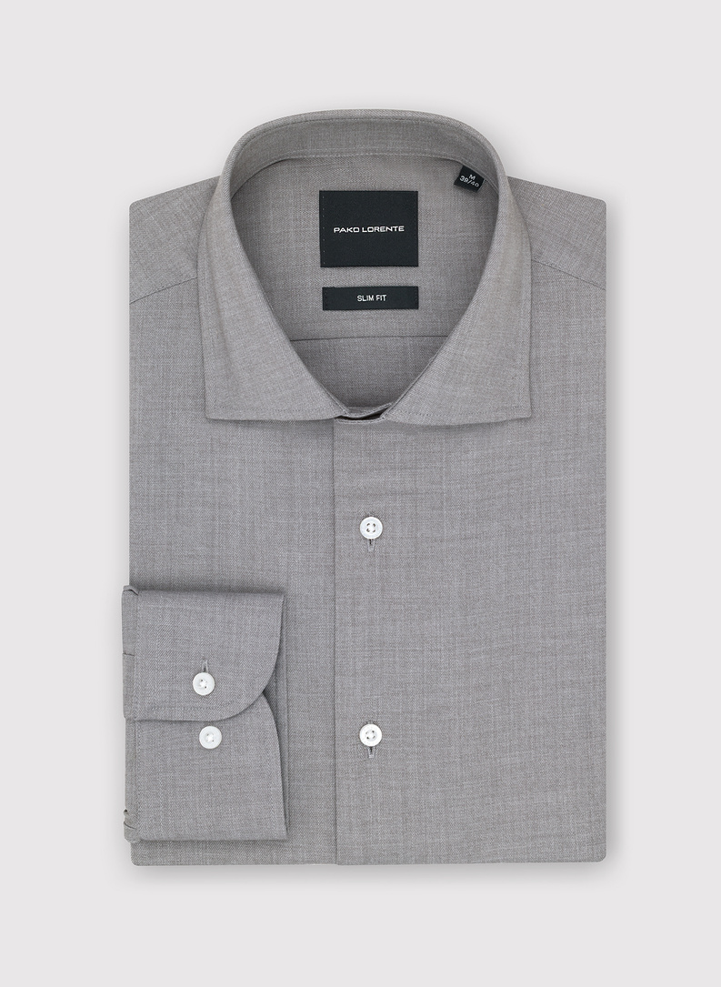 Pilki vyriški marškiniai