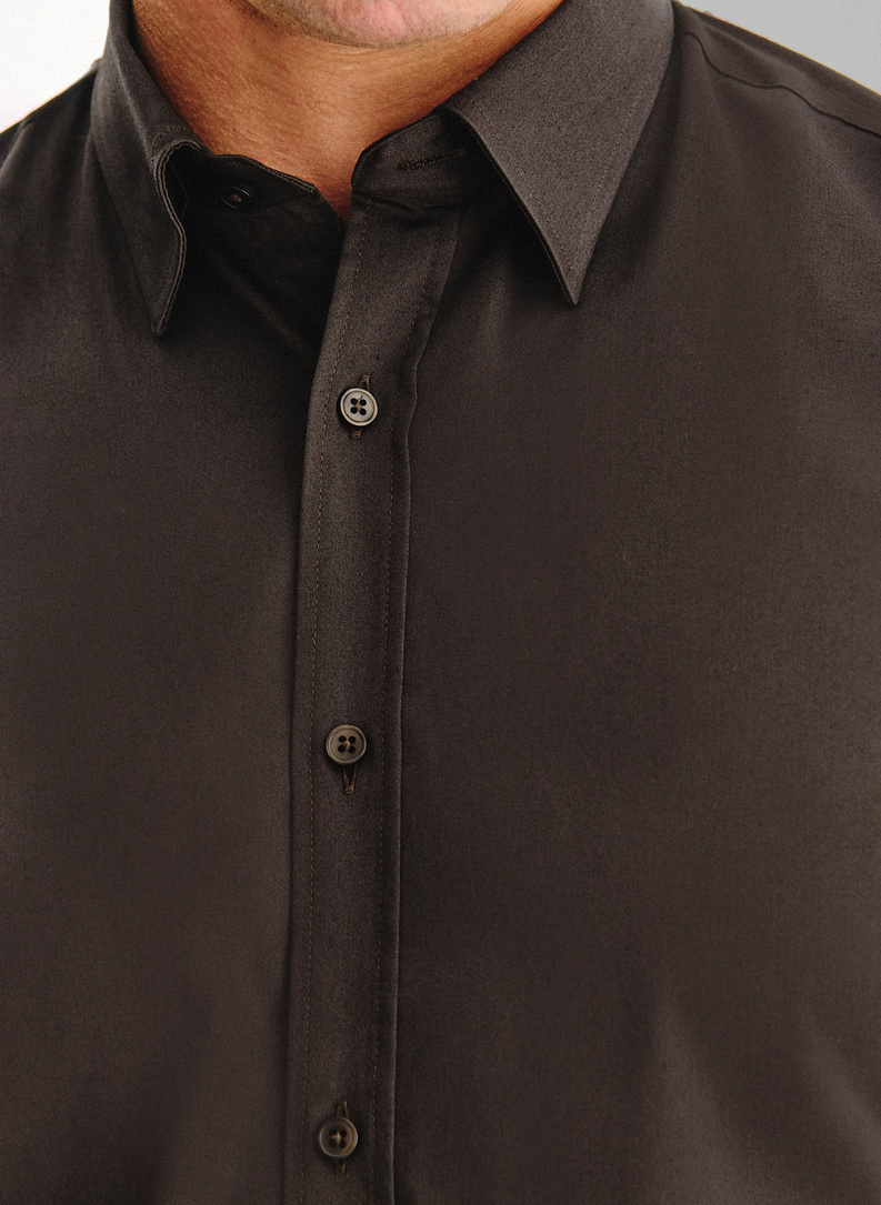 Rudi vyriški marškiniai