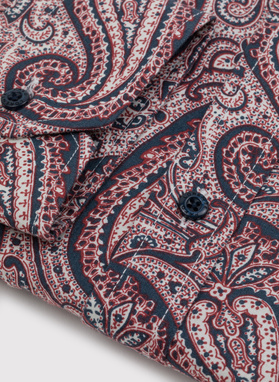 Vyšniniai vyriški marškiniai peislio raštu