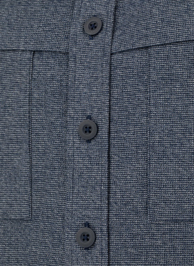 Tamsiai mėlyni viršutiniai marškiniai