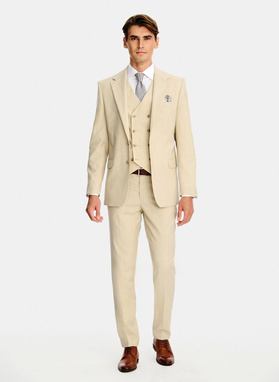 Vyriškas smėlio spalvos švarkas