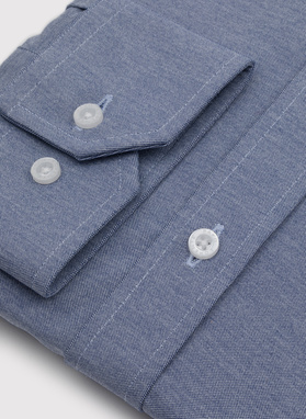 Mėlyni melanžiniai marškiniai