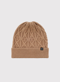 Smėlinė vyriška kepurė su vilna